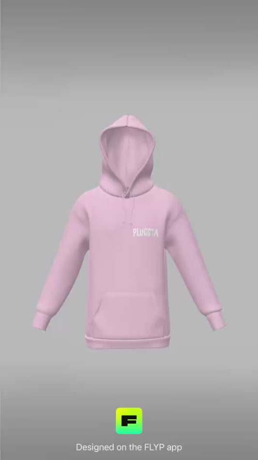 Pink Plugsta worldwide hoodie